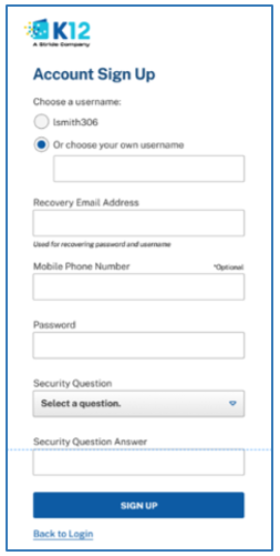 Configuración de las cuentas de la escuela en línea (OLS) - Paso 3
