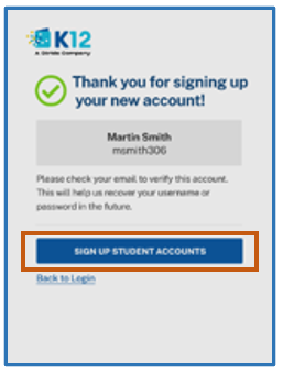 Configurar sus cuentas de Online School (OLS) - Paso 8