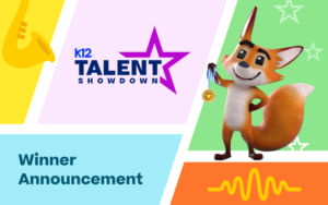 Cartel del concurso de talentos de K12